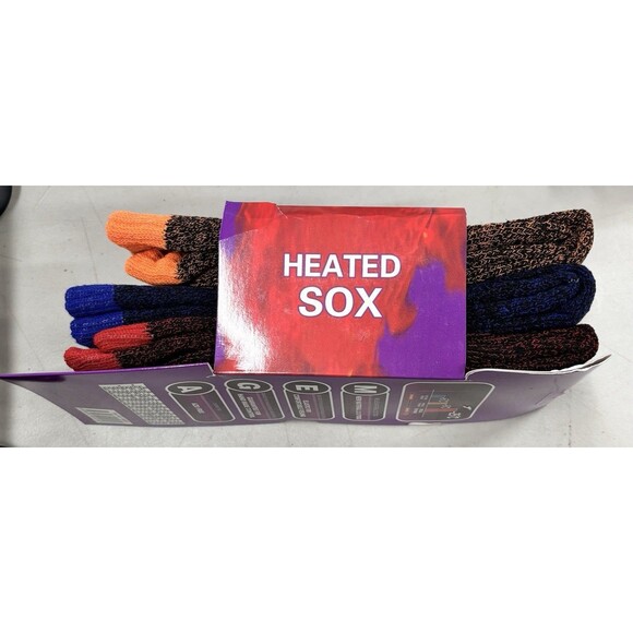 6 Pairs Men Winter Heavy Duty Heated Thermal Warm Socks Boot Work SOX Size 10-13 - Picture 3 of 6